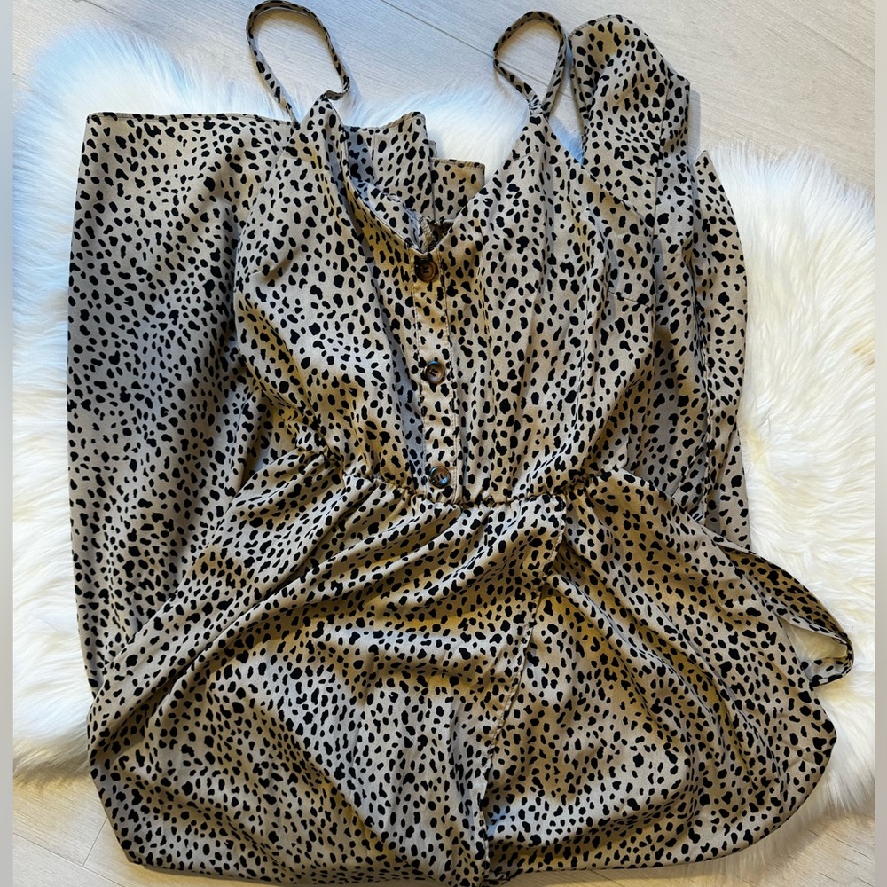 Maxi Leopard Dress